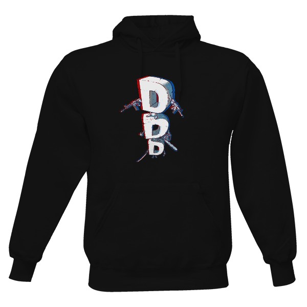 Pánská mikina s kapucí s potiskem 3D Akce