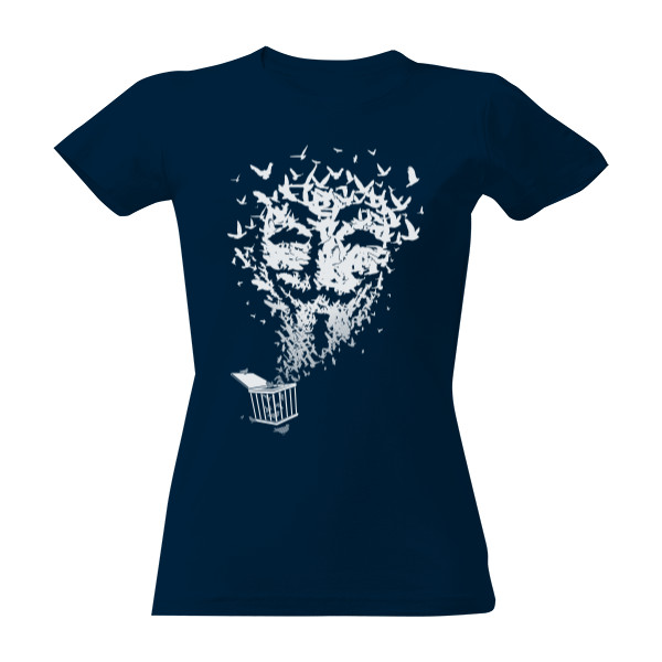 Tričko s potiskem Anonymous Free - Dámské