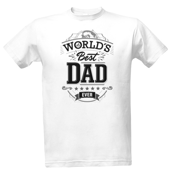 Tričko s potiskem Best Dad