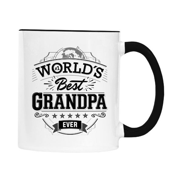 Hrnek malý barevný s potiskem Best Grandpa