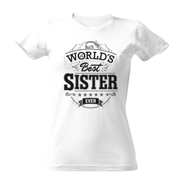 Tričko s potiskem Best Sister