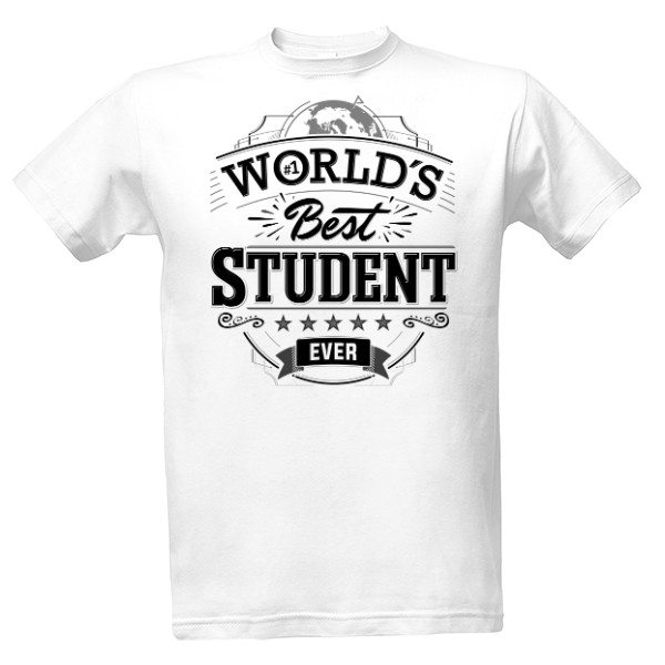 Tričko s potiskem Best Student