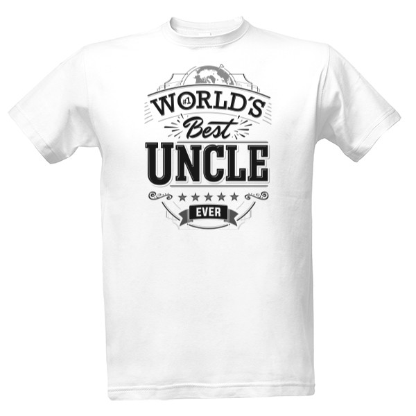 Tričko s potiskem Best Uncle