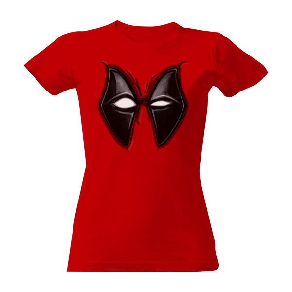 Tričko s potiskem Deadpool Face - Dámské