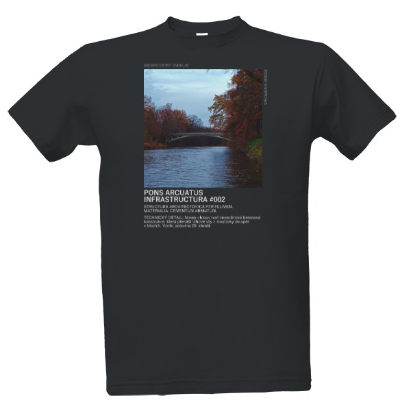 Tričko s potiskem DMNK - Specimen B: Bridge (Black)