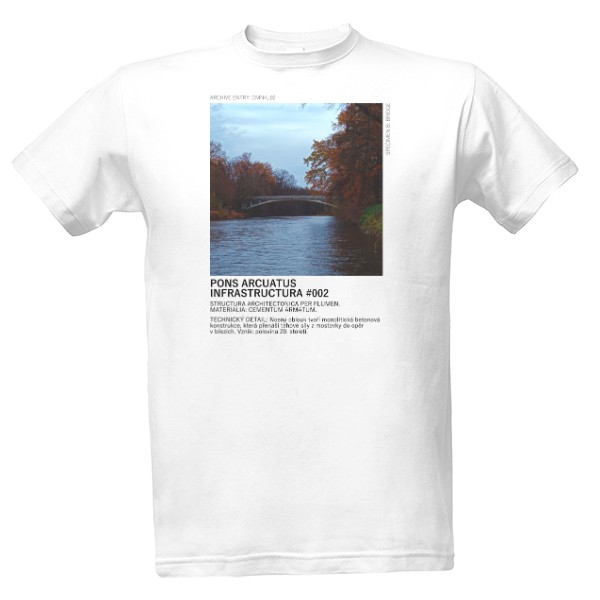 Tričko s potiskem DMNK - Specimen B: Bridge (White)