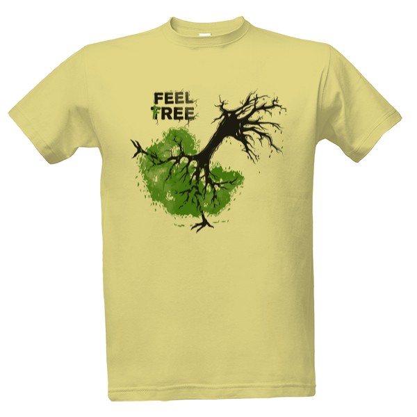 Tričko s potiskem Feel Tree - Pánské