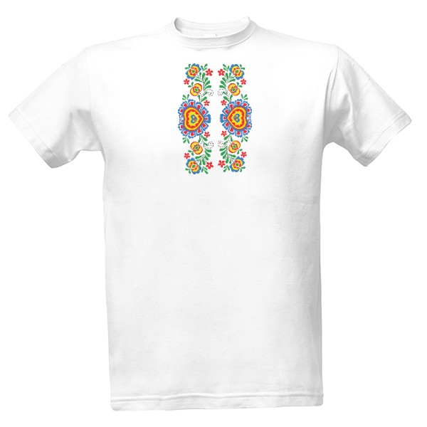 Tričko s potiskem Folklorní motiv, ornament
