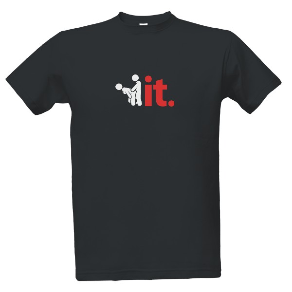 Tričko s potiskem Fuck it - Pánské