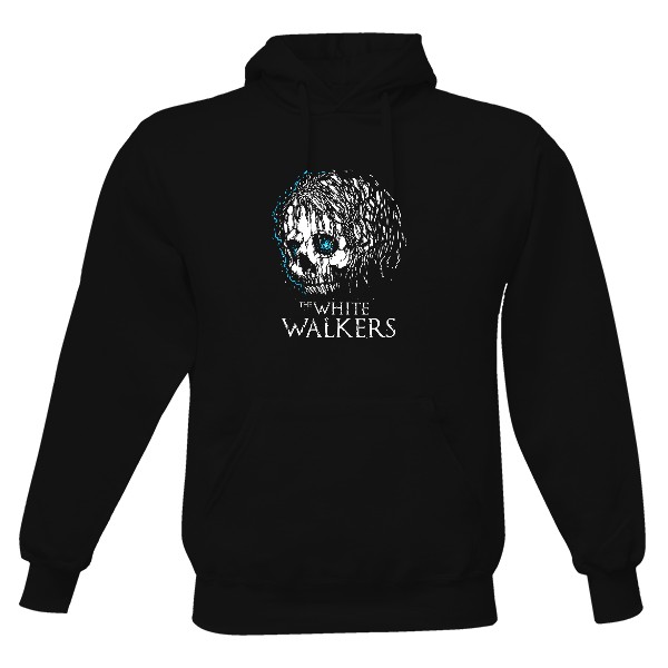 Pánská mikina s kapucí s potiskem GoT WhiteWalkers