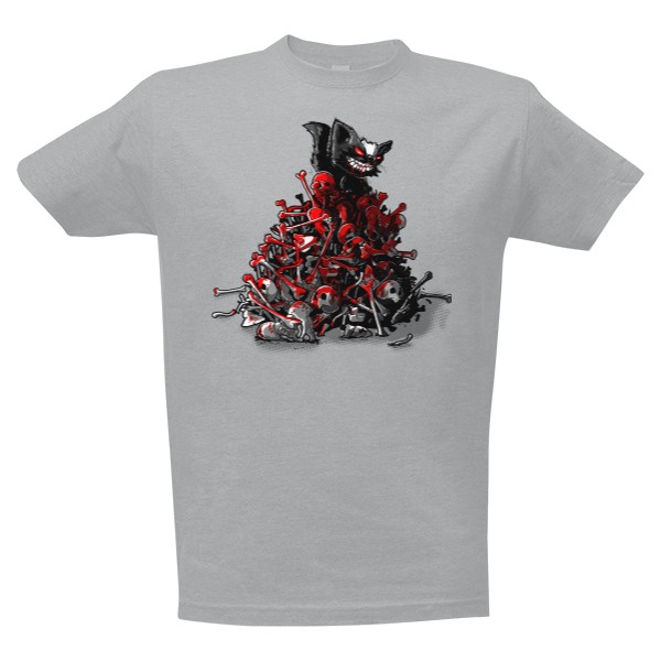 Tričko s potiskem Hladová číča - Pánské