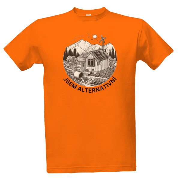 Tričko s potiskem Jsem alternativní - s textem