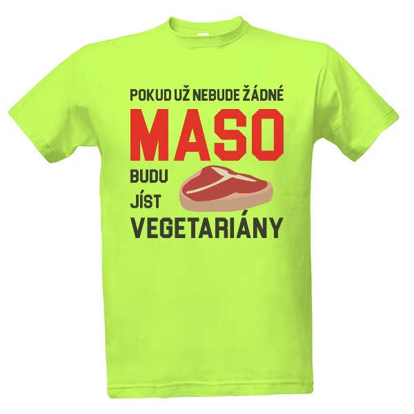 Tričko s potiskem Masožravec