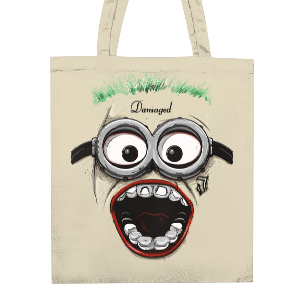 Nákupní taška unisex s potiskem Minion Joker Face