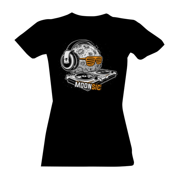 Tričko s potiskem Moonsic - Dámské