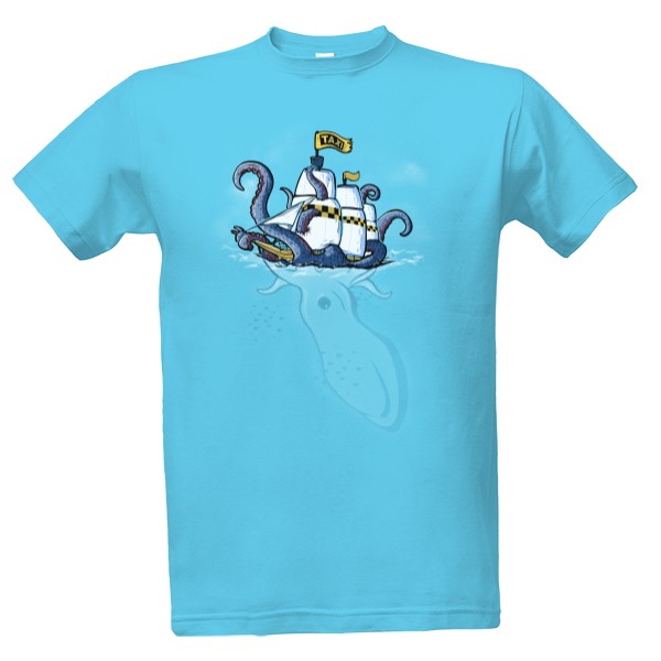 Tričko s potiskem Mořské Taxi - Pánské