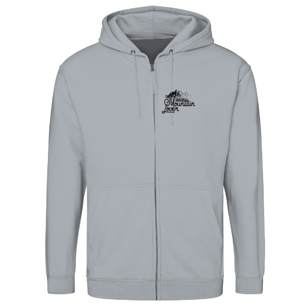 Mikina na zip unisex s potiskem Mountain lover