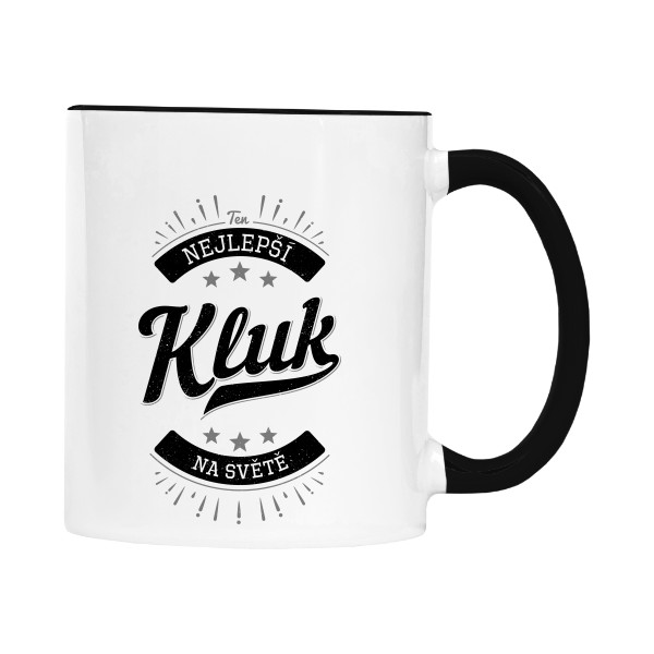Hrnek malý barevný s potiskem Nejlepší Kluk