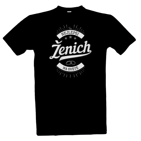 Tričko s potiskem Nejlepší Ženich