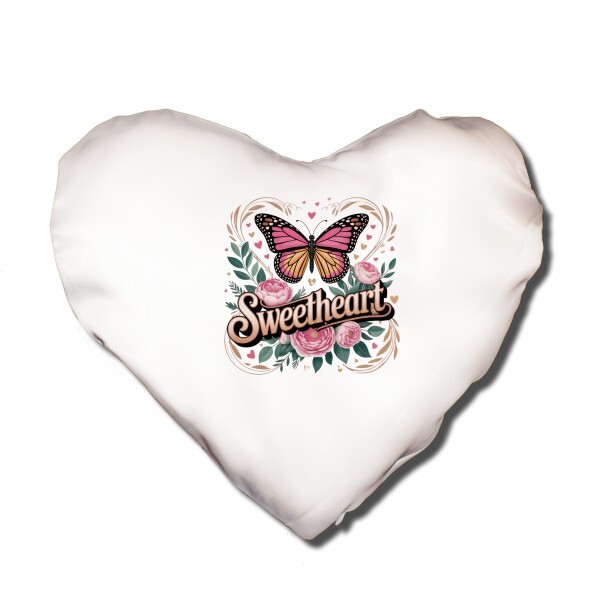 Polštář SRDCE s potiskem Obrázek Sweetheart i pre skvělý spánek 