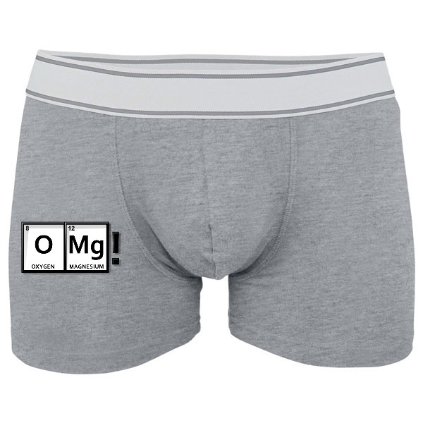 Boxerky Kariban s potiskem Oxygen a Magnesium