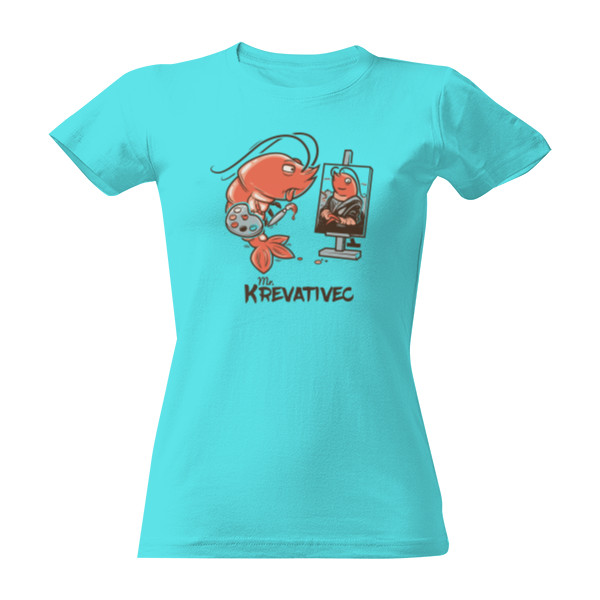 Tričko s potiskem Pan Krevativec - Dámské
