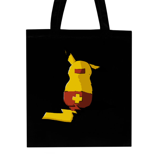 Nákupní taška unisex s potiskem Pikachu battery