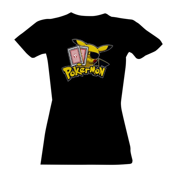 Tričko s potiskem Pokermon - Dámské