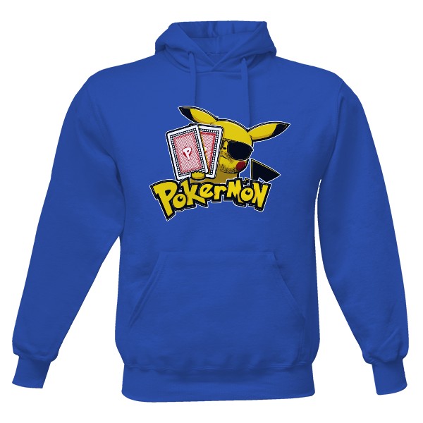 Pánská mikina s kapucí s potiskem Pokermon mikina