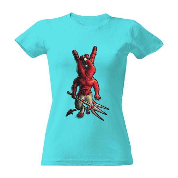 Tričko s potiskem Pravé rohy - Dámské