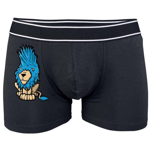 Boxerky Kariban s potiskem Punkový lev