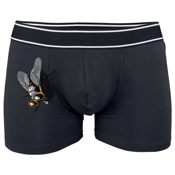 Boxerky Kariban s potiskem Retro Moucha