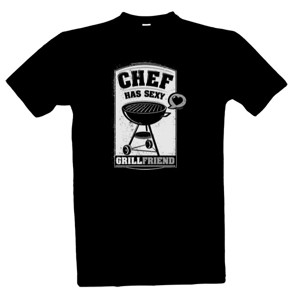 Tričko s potiskem Sexy Grillfriend - Pánské