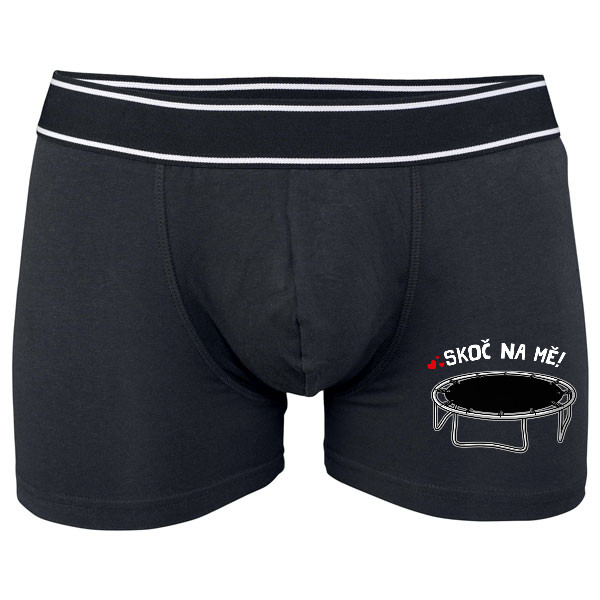 Boxerky Kariban s potiskem Skoč na mě