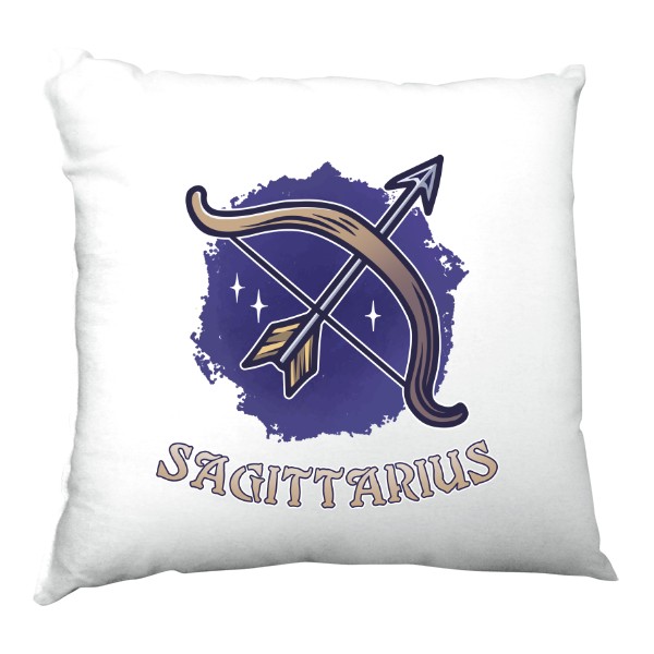 Polštář saténový s potiskem Střelec