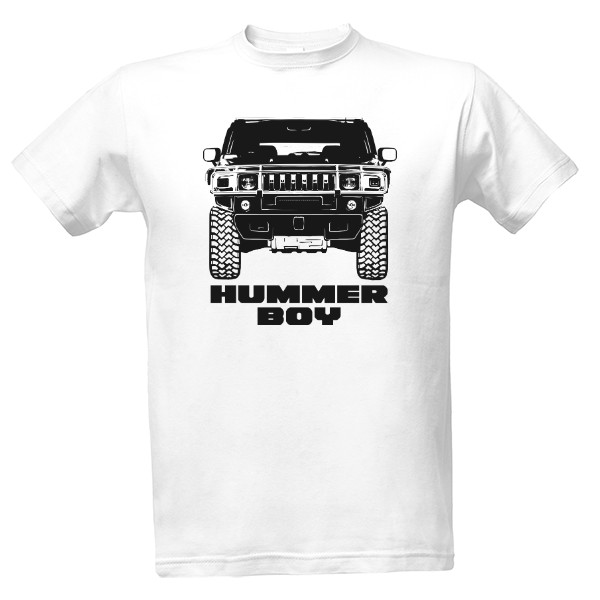 Tričko s potiskem SuperHummer Boy