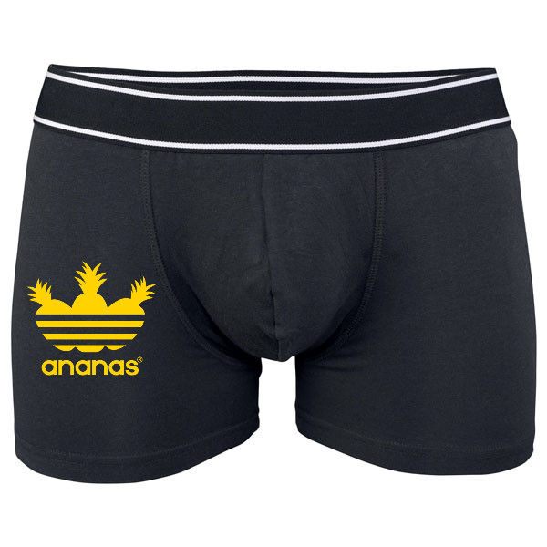 Boxerky Kariban s potiskem Třípruhový ananas