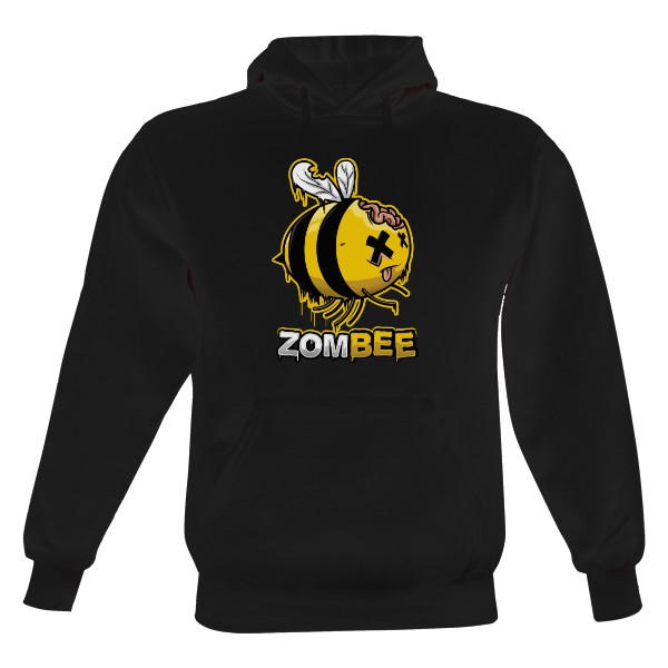 Pánská mikina s kapucí s potiskem Zombee